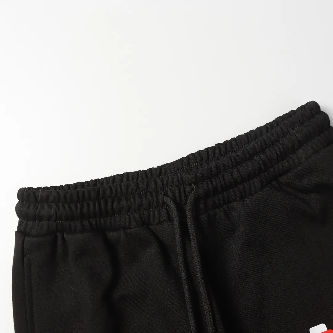 Saint Michael series of fashionable casual long sweatpants Style number: 242P190 Color: Black Size: S M L XL